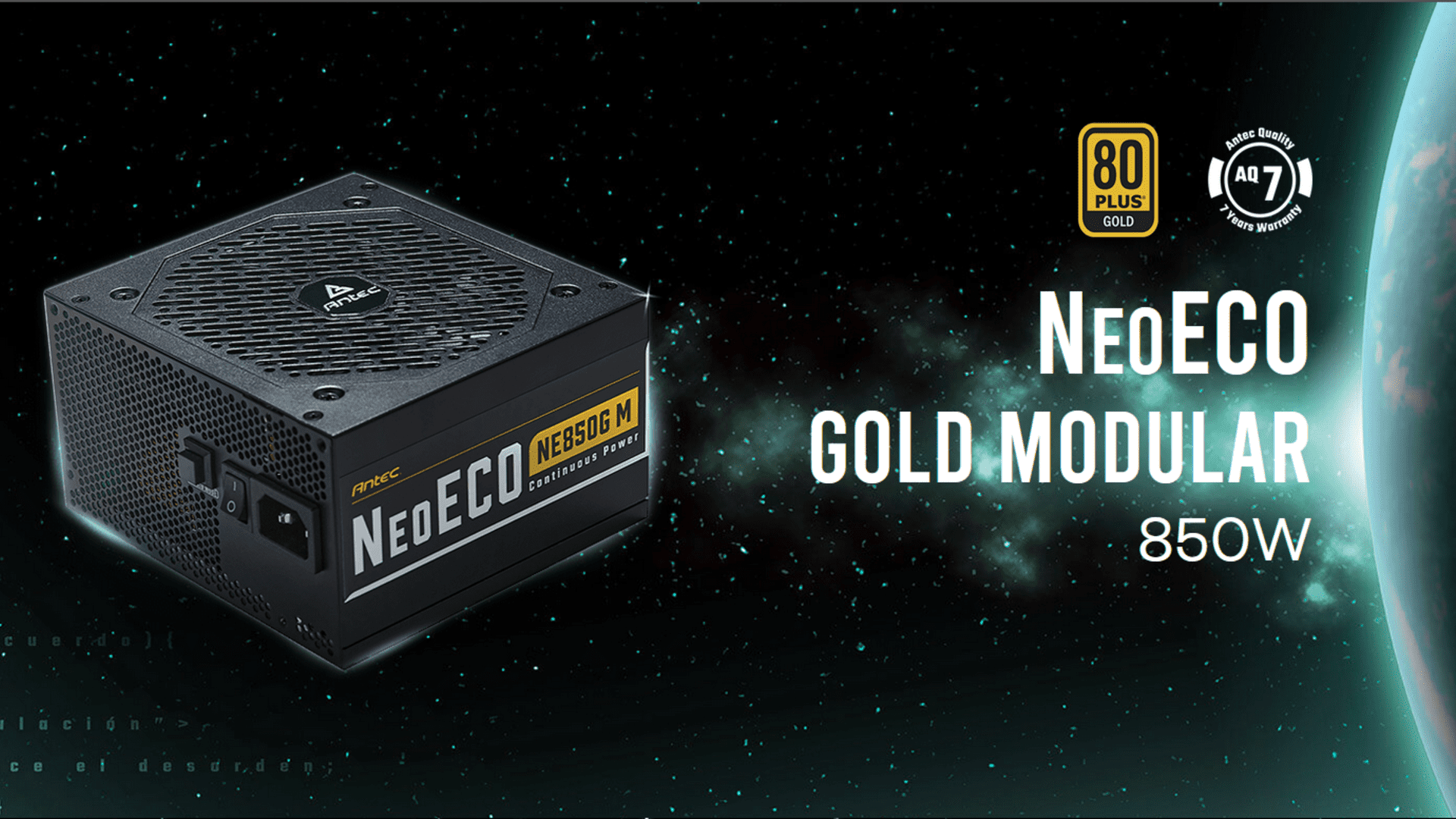 Antec NeoECO NE850 Power Supply features